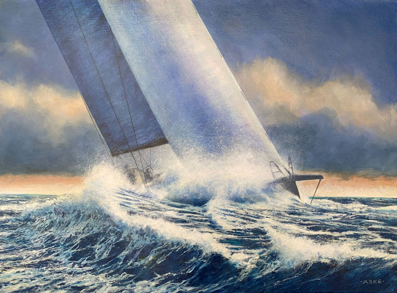 On The Crest 3: 50cm x 50cm